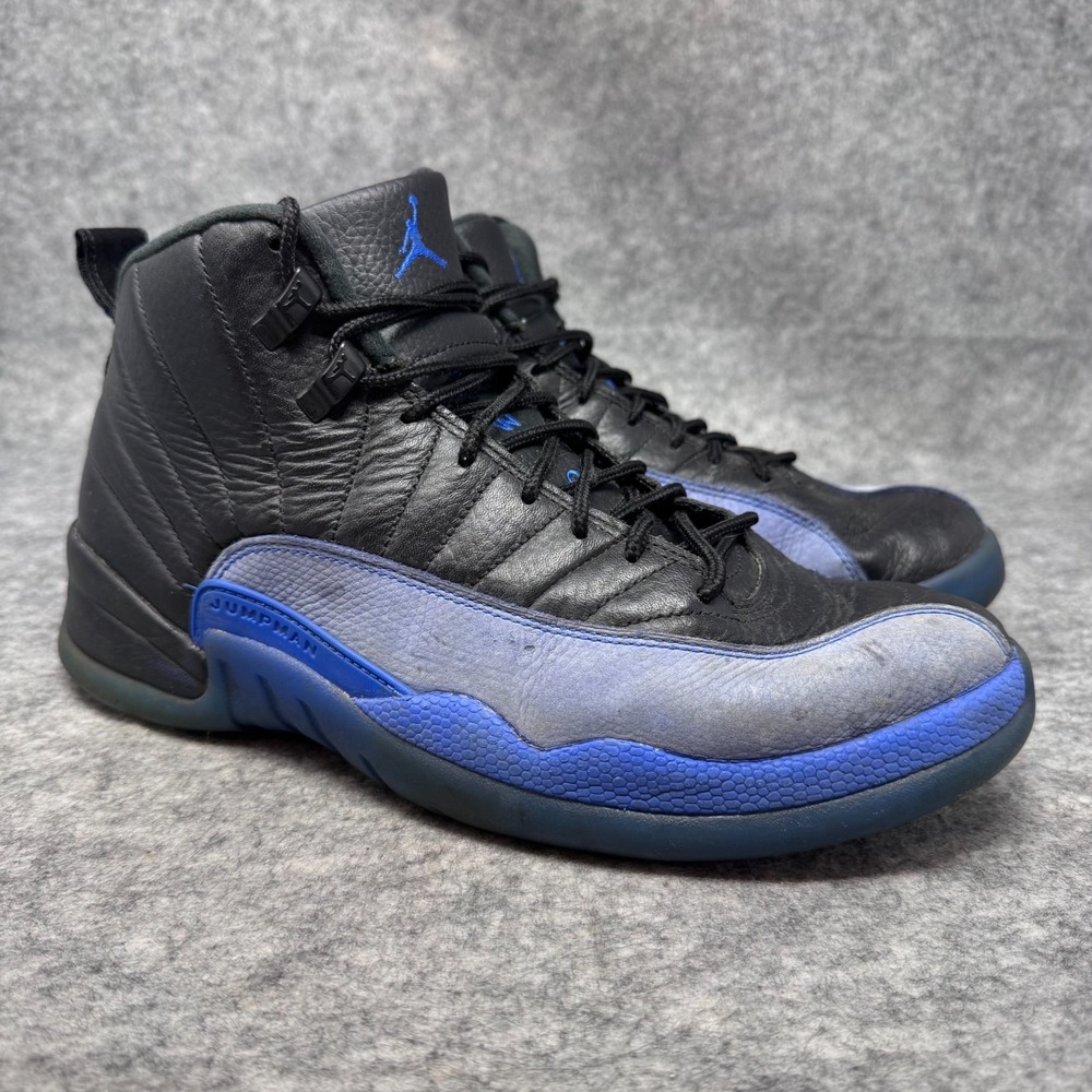 Nike Air Jordan 12 XII Retro Game Royal Blue Black Size 10 Sneakers 130690-014